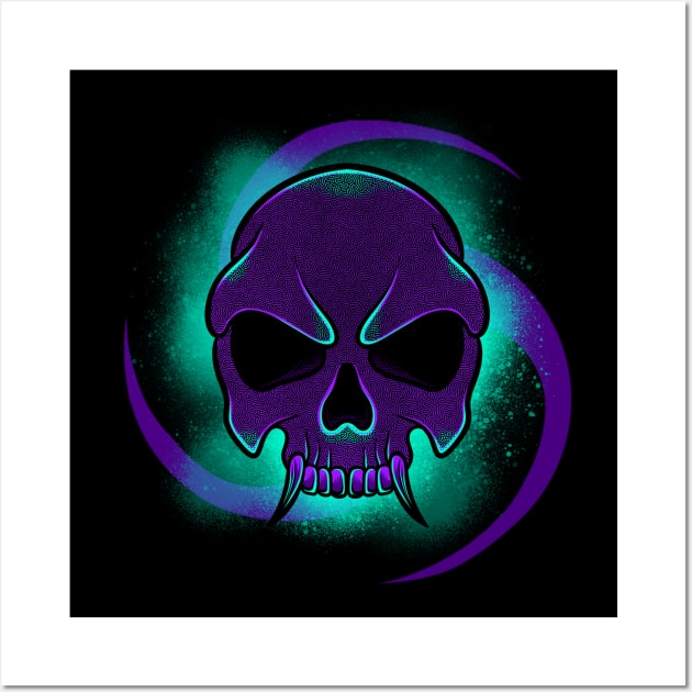 Dark Skull Wall Art by Atrians